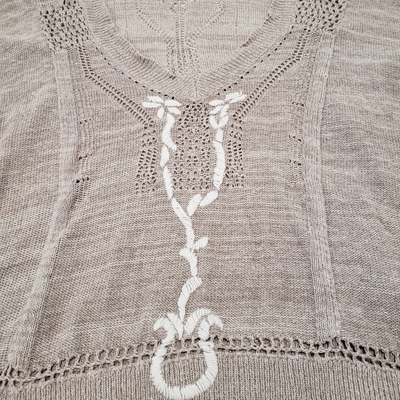 Free People Kona Pointelle Knit Poncho Cover-Up - Picture 4 of 9